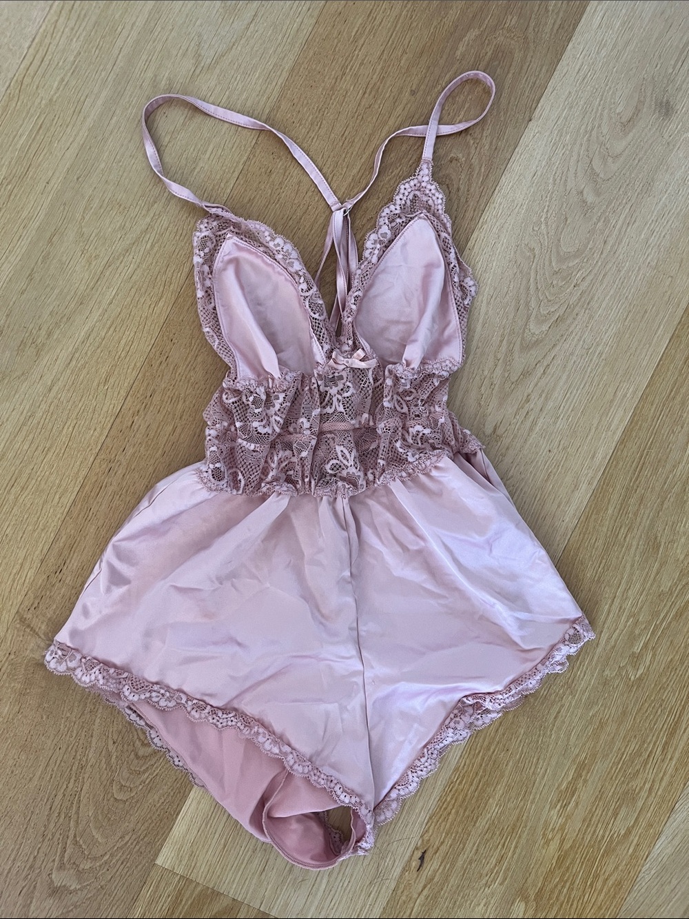 Pink Lace Romper - Women Intimates